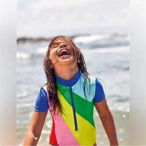 Mini Boden Colorful Rainbow Swimwear
